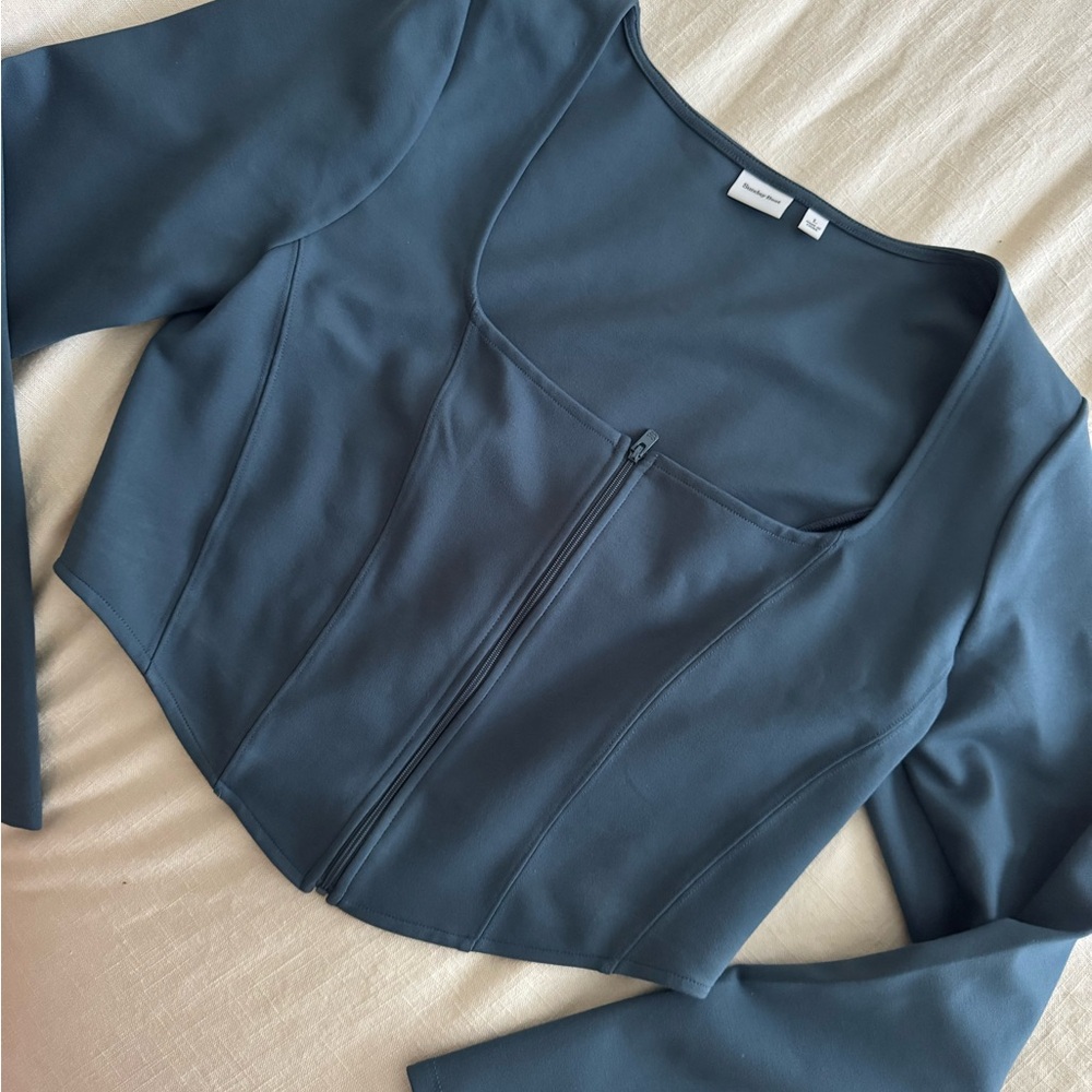 Aritzia Corset Zip Top